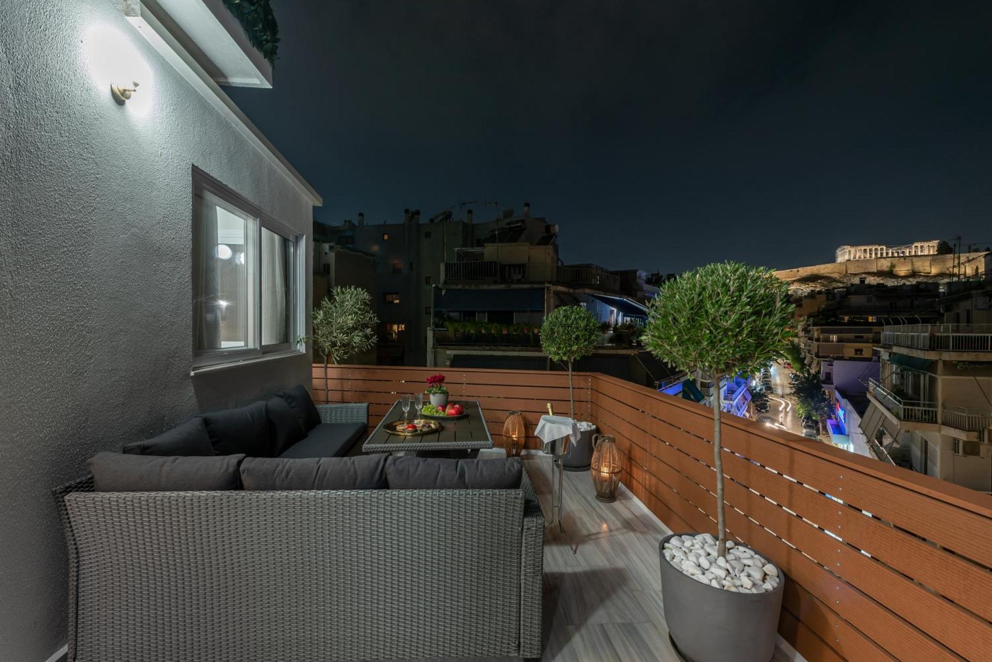 Acropolis Divine Penthouse Atenas Exterior foto